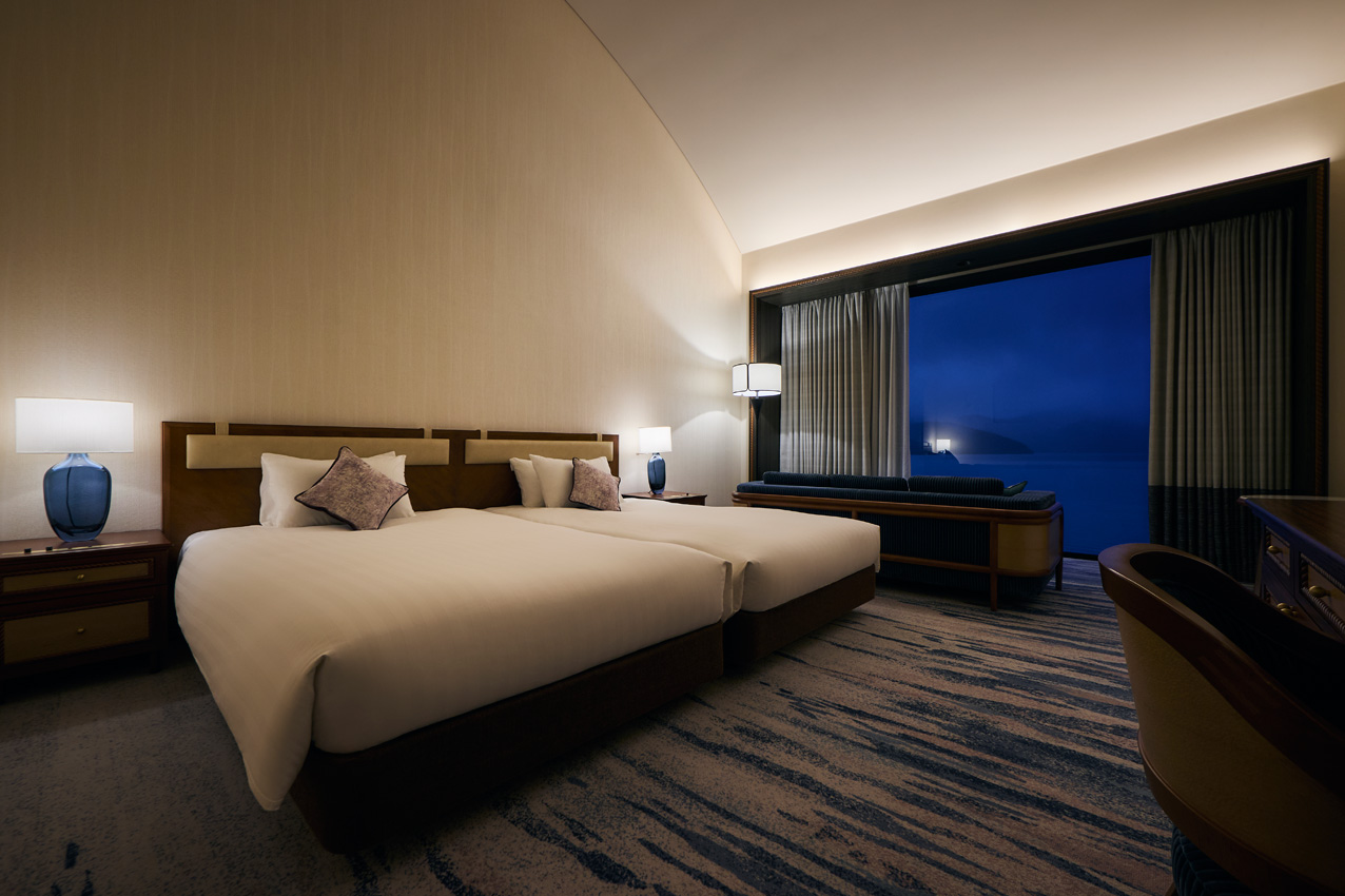 最上階スーペリアツインの客室