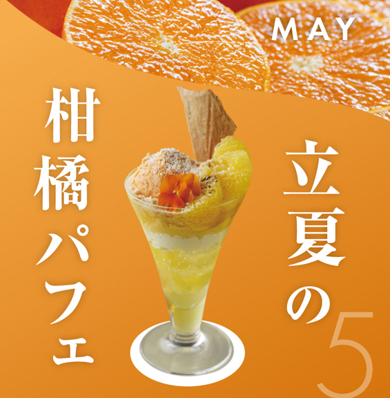 5月 立夏の柑橘パフェ